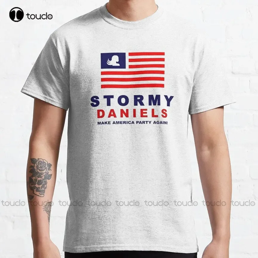 Stormy Daniels A Stormy Daniels A Stormy Daniels Classic T-Shirt Men'S Casual Shirts Funny Art Streetwear Cartoon Tee Xs-5Xl