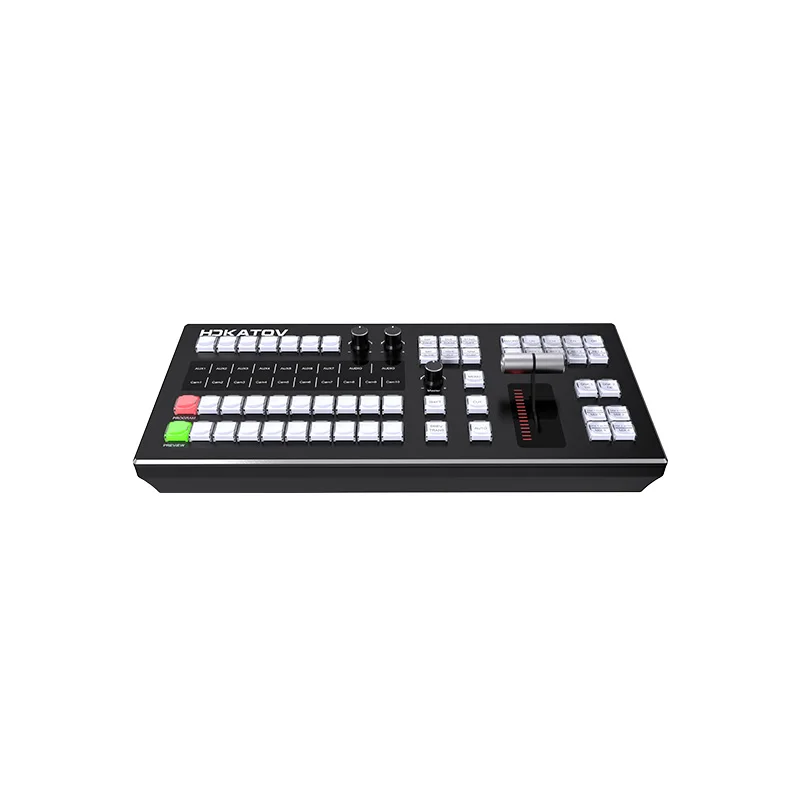 Broadcast Control Panel for BMD ATEM Video Switcher with Companion Support, PTZ Camera Control, LCD Display and T-Bar