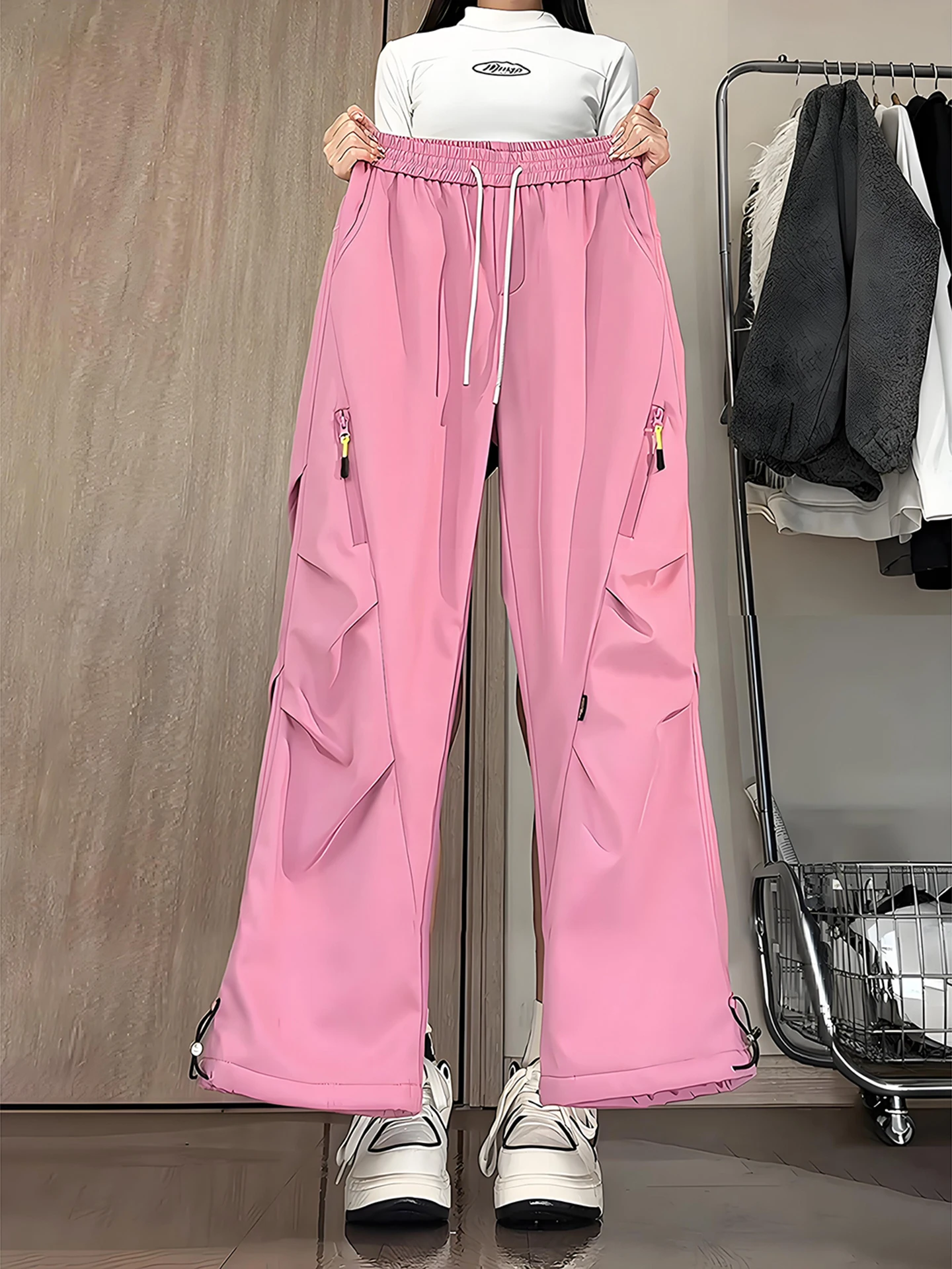 

Розовые ветрозащитные водонепроницаемые утепленные лыжные брюки для активного отдыха, альпинизма и работы, мужские зимние повседневные брюки