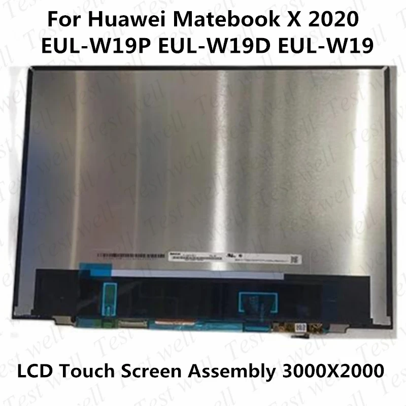 

13.0" For Huawei Matebook X 2020 EUL-W19P EUL-W19D Touch Digitizer LED Display Matrix LCD Screen Assembly New Replacement