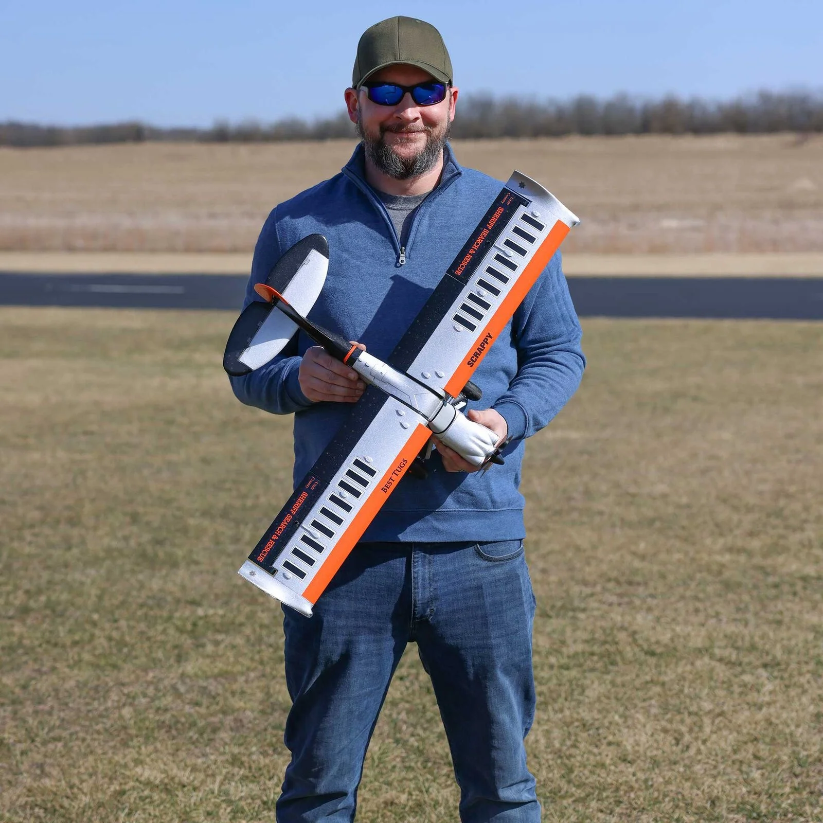 New Horizon Hobby Micro Scrappy 800Mm Rc Airplane Fixed Wing Short Takeoff Off-Road Aircraft Model For Hobby Players