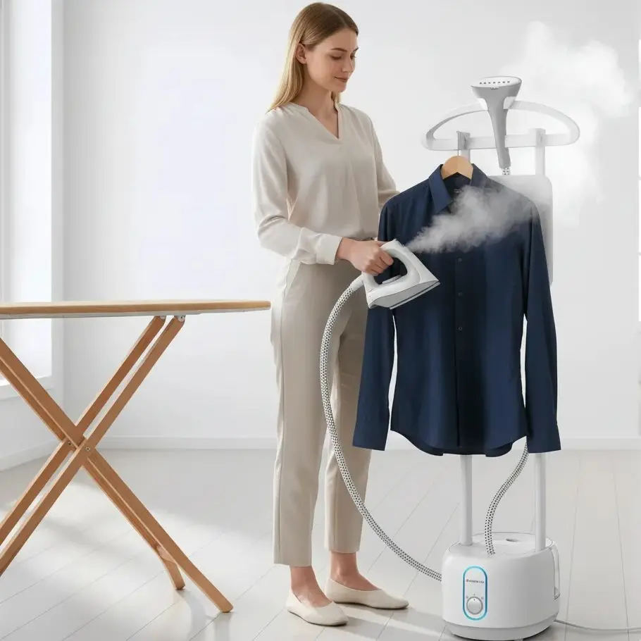 

Household Compact Garment Steamer - Constant Temperature, Vertical & Handheld 2-in-1, Ideal for Dorm Rooms