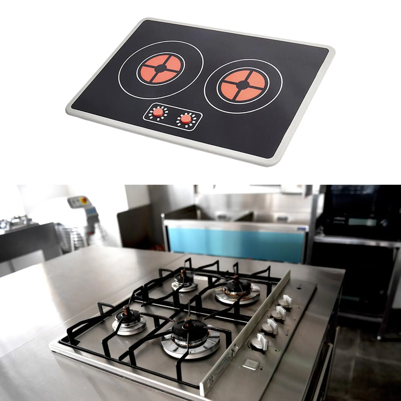 Kids Kitchen Play Toy Stovetop Toy Birthday Gift Realistic Learning Toys Role Play Cooking Accessories for Girls Boys Children