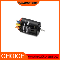 Hobbywing QuicRun 3650SD G2 Induction Brushless Motor & 60A/120A ESC Combo - Ideal for 1/10 RC Racing Cars