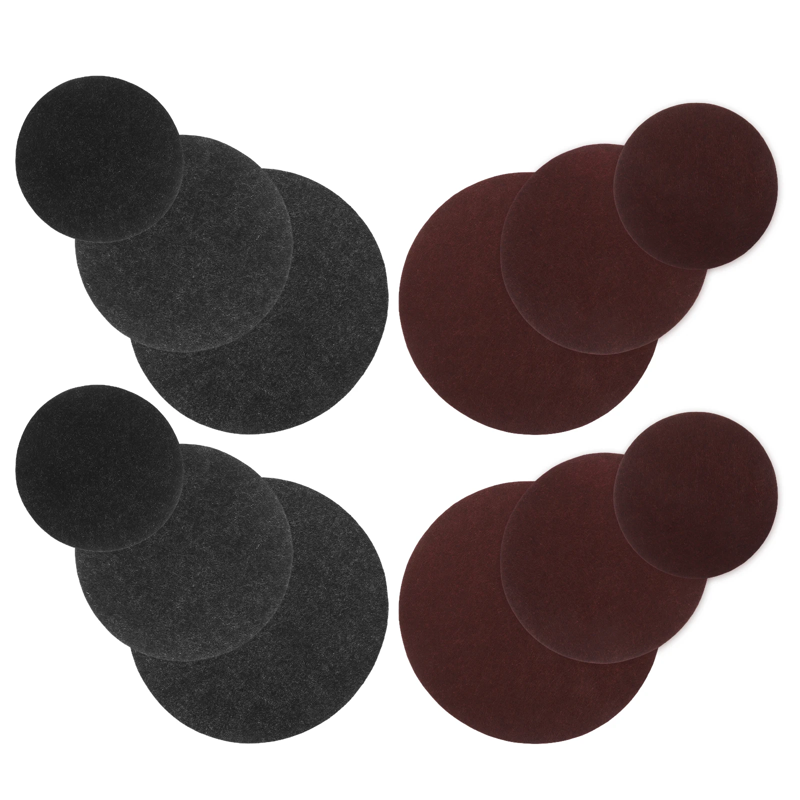 

12pcs Round Felt Flowerpot Mats Durable Reusable Coasters Anti Slip Plant Vase Cushions Absorbent Pad Gardening Supplies