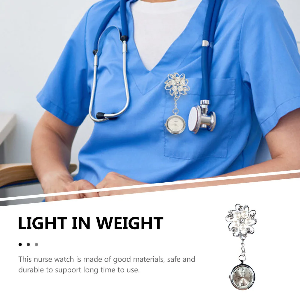 

Exquisite Nurse Watch Clip-on Design Accurate Timekeeping Decorative Accessory for Hospital Work Nurse Watch,nurse Watches