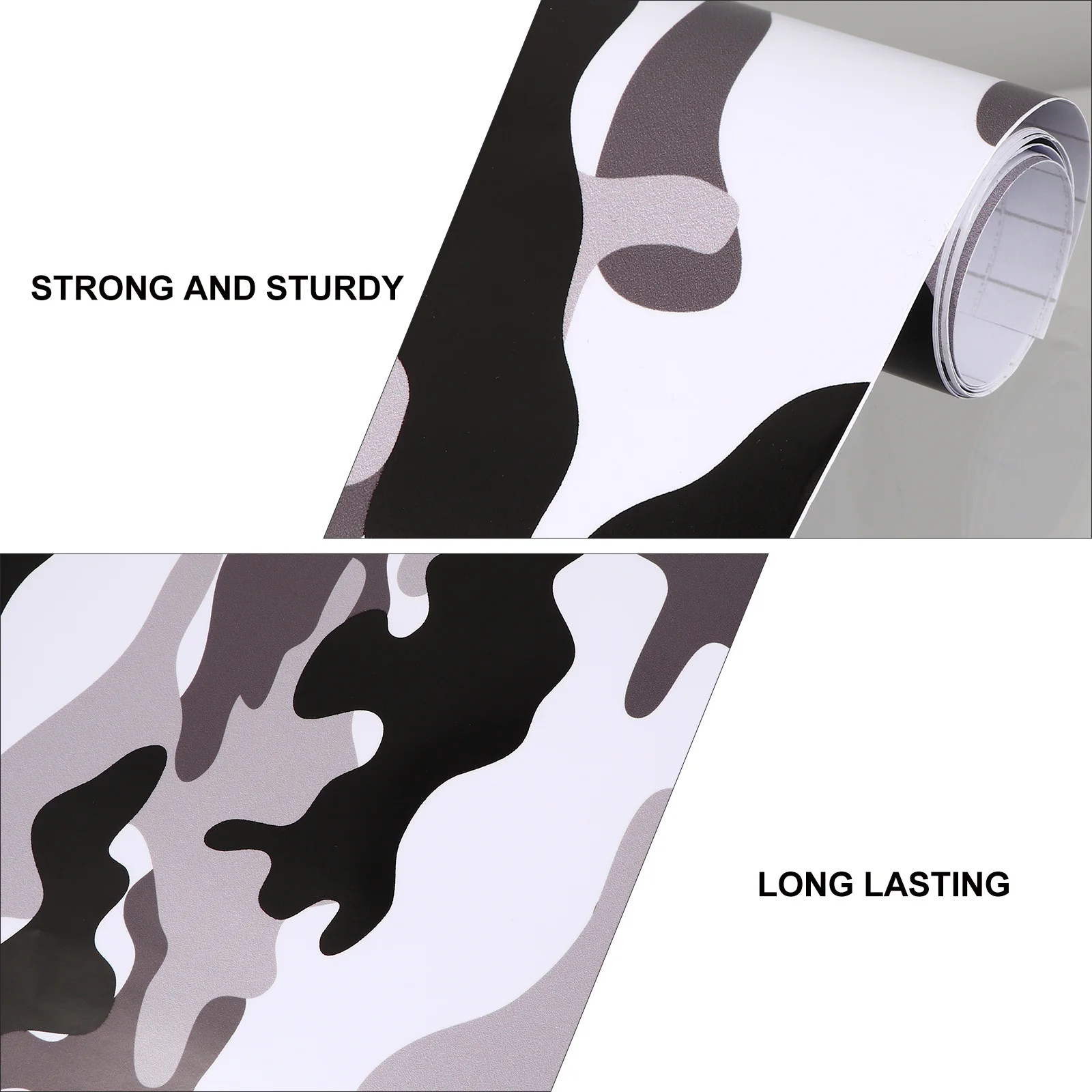 

1pc Camouflage Car Wrap Film Creative Vehicle Sticker For Body Motorcycle Decoration Durable Waterproof Decal