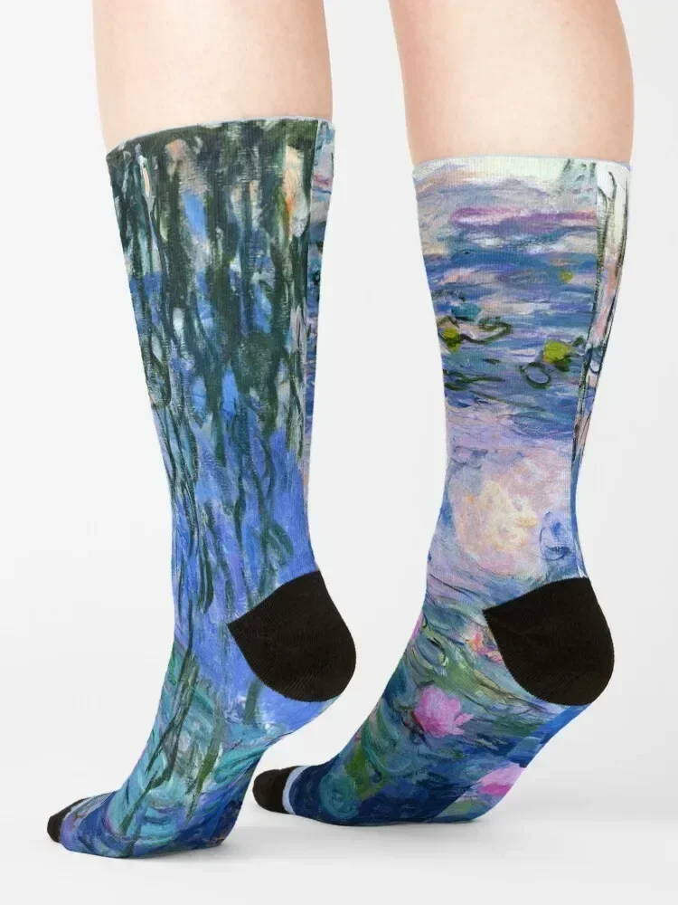 Water Lilies Monet Socks cool gift golf sports stockings Socks Man Women's
