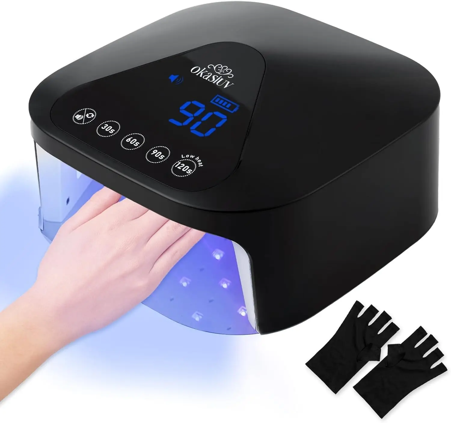 Cordless Touch Display UV LED Nail Lamp