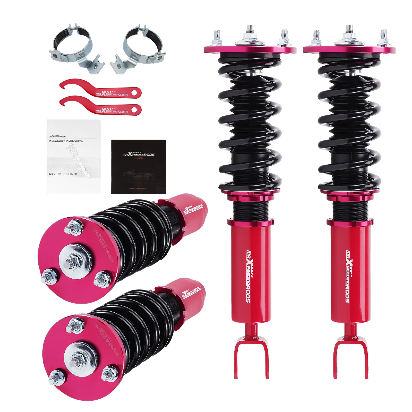 Shock Struts Coilover lowering Kits for Honda Accord 90-97 CB CD Adj. height