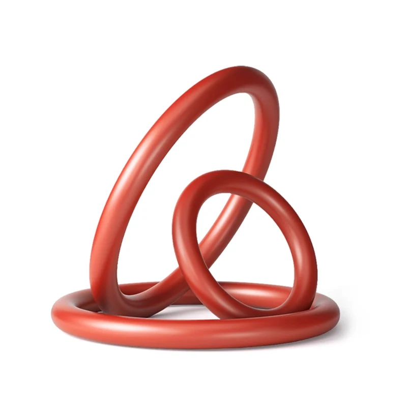 

1Pcs Seal O-ring Silicone Outer Diameter 205-400mm Thickness 4mm Red And White Two Silicone Wear O-Ring Seals