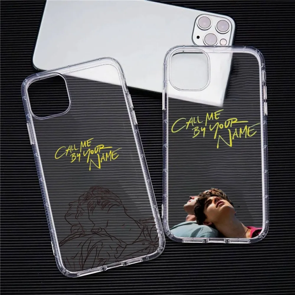 Call Me by Your Name Phone Case For Iphone 15 11 13 14 Pro Max 7 8 Plus X Xr Xs Max Se2020 12mini Transparent Cover