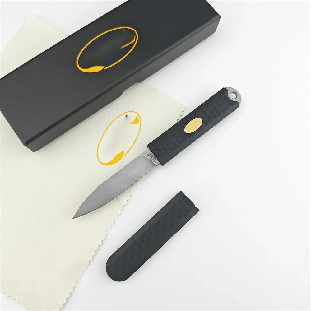 

Utility Knife 440C Blade Nylon Fiber Handle Concealed Fruit Knife Outdoor Portable Survival Pocket Knife with Holster Gift Set