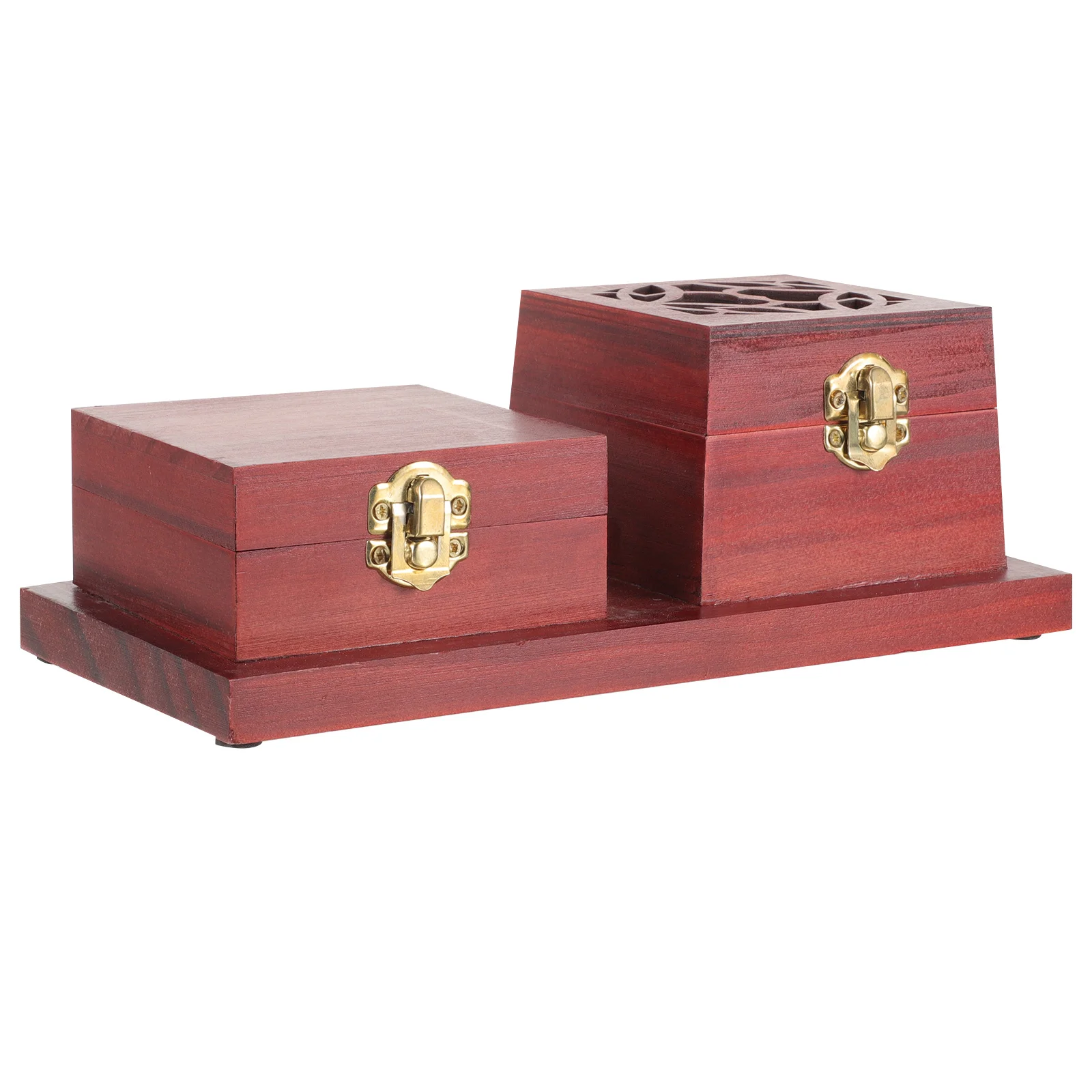 

Wood Incense Stick Holder Retro Desktop Censer Burner Anxiety Relief Aromatherapy Japanese Style Incense Box Ornament