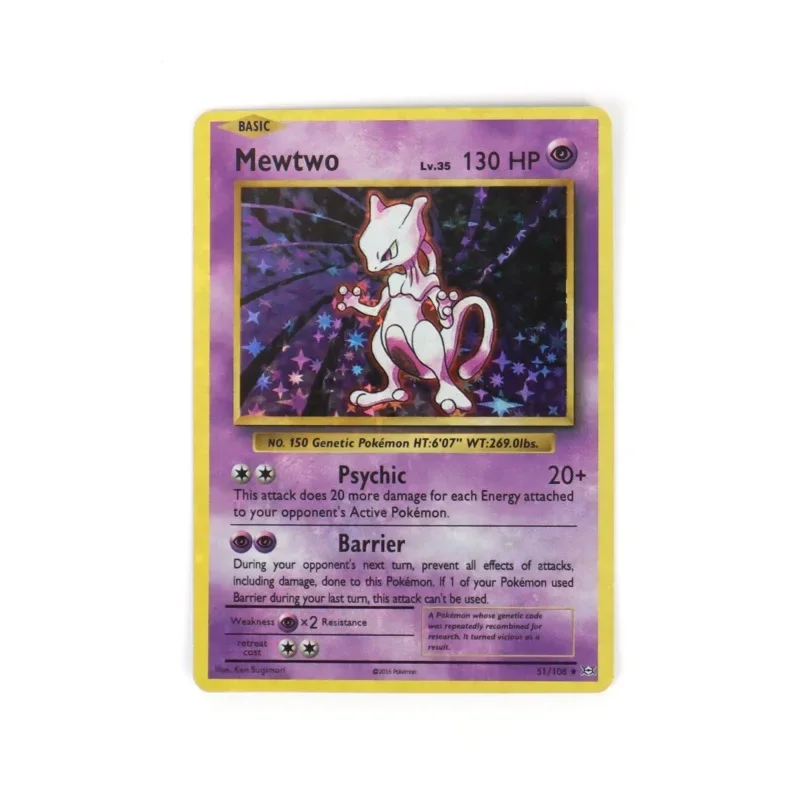 original holographic mewtwo card Yugioh Frozen Fitzgerald DPCT-EN005 Limited Edition Secret Rare NM main image 0