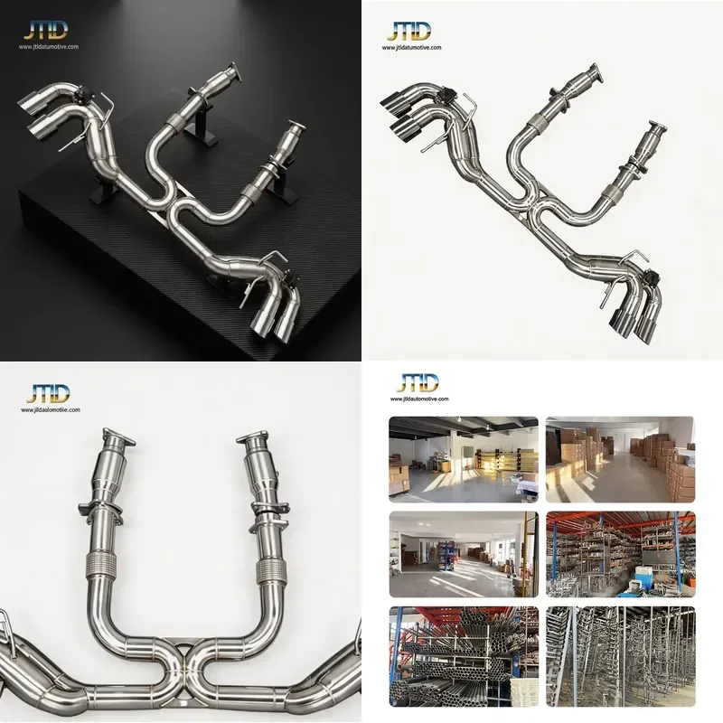 JTLD Premium Stainless Steel Exhaust With Smooth Pipe Design for Chevrolet Corvette C8 2020-2023 Perfect Fitment