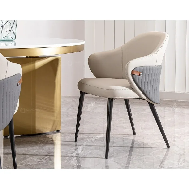 Mesa de jantar retangular retrátil moderna de alta qualidade para uso doméstico e cadeiras