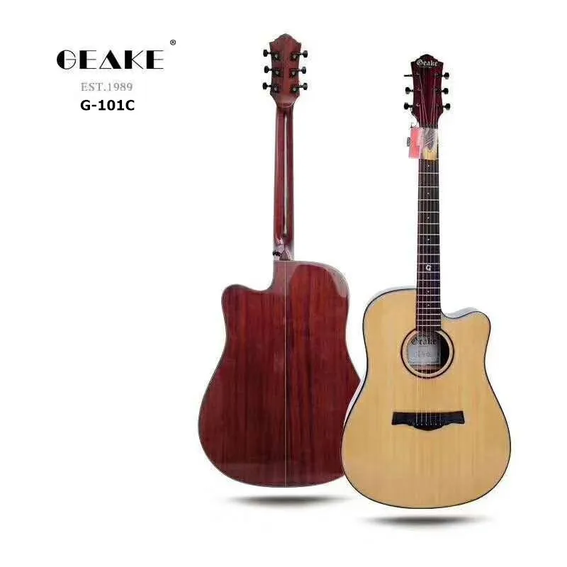 

Wholesale OEM Handmade 41 Inch Spruce Mahogany Acoustic Guitar