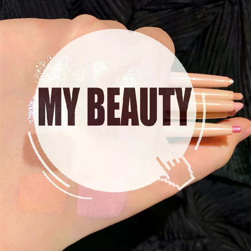 DIKALU قلم ظلال العيون بيرليسسينت ماتي الماس كحل القلم مقاوم للماء تسليط الضوء على سطع دودة القز ماكياج قلم رصاص جفون لامعة