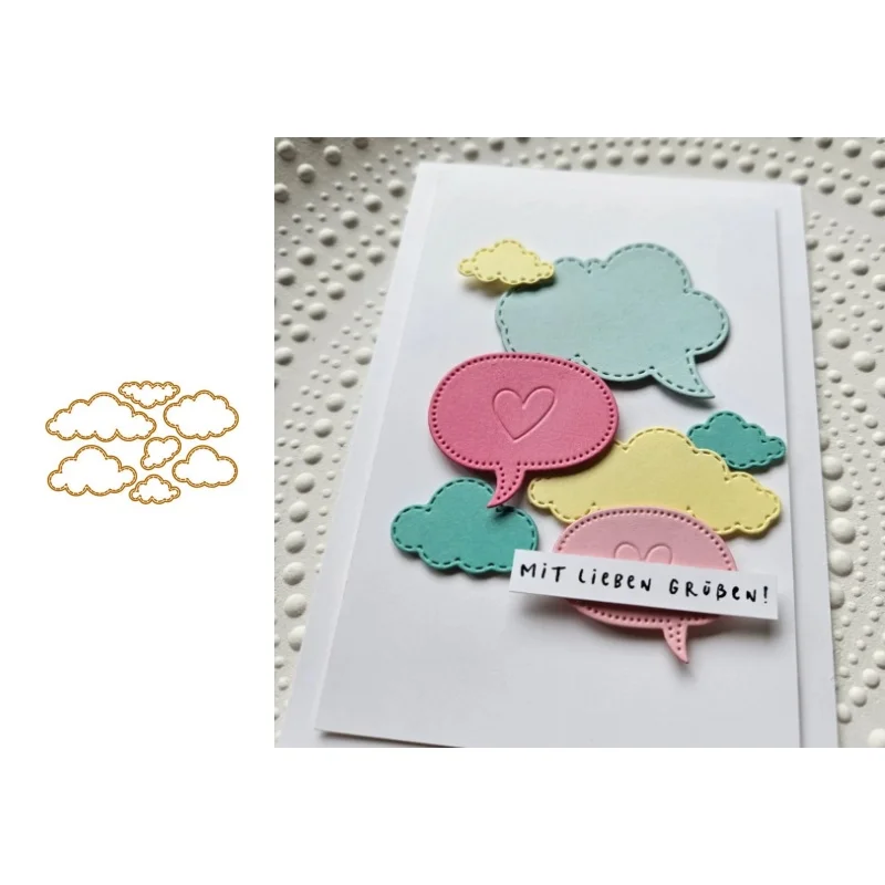 Neu eingetroffen: Schmetterlings-Stanzformen und Stempel für DIY-Scrapbooking/Fotoalbum, dekorative Prägung, DIY-Papierkarten