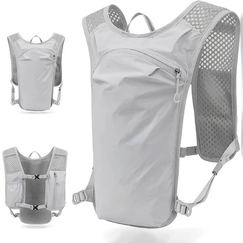 

Hiking Marathon Sports Tactical Vest Outdoor Cycling Hydrating Backpack Ultralight Water Bag Running Breathable Vest Men Bag