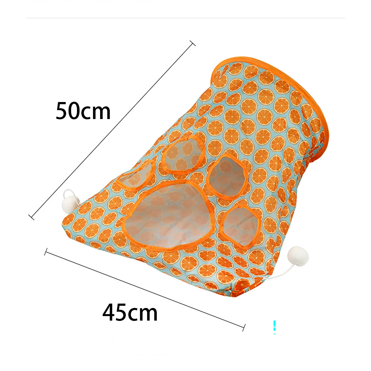 Cat Toys Drilling Bag Teaser Cat Stick Collapsible Cat Tunnel Rattling Paper Chewable Hairball Cat Toys