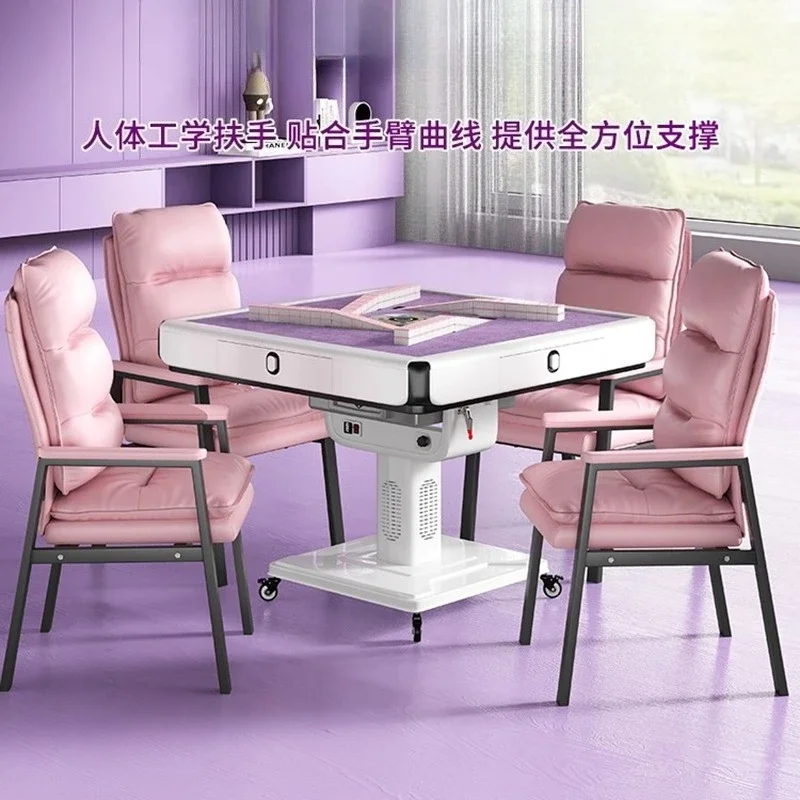 Italian Minimalist Folding Mahjong Table Nordic Roller Coaster Automatic Card-Dealing Mahjong Machine Heating Home Furniture