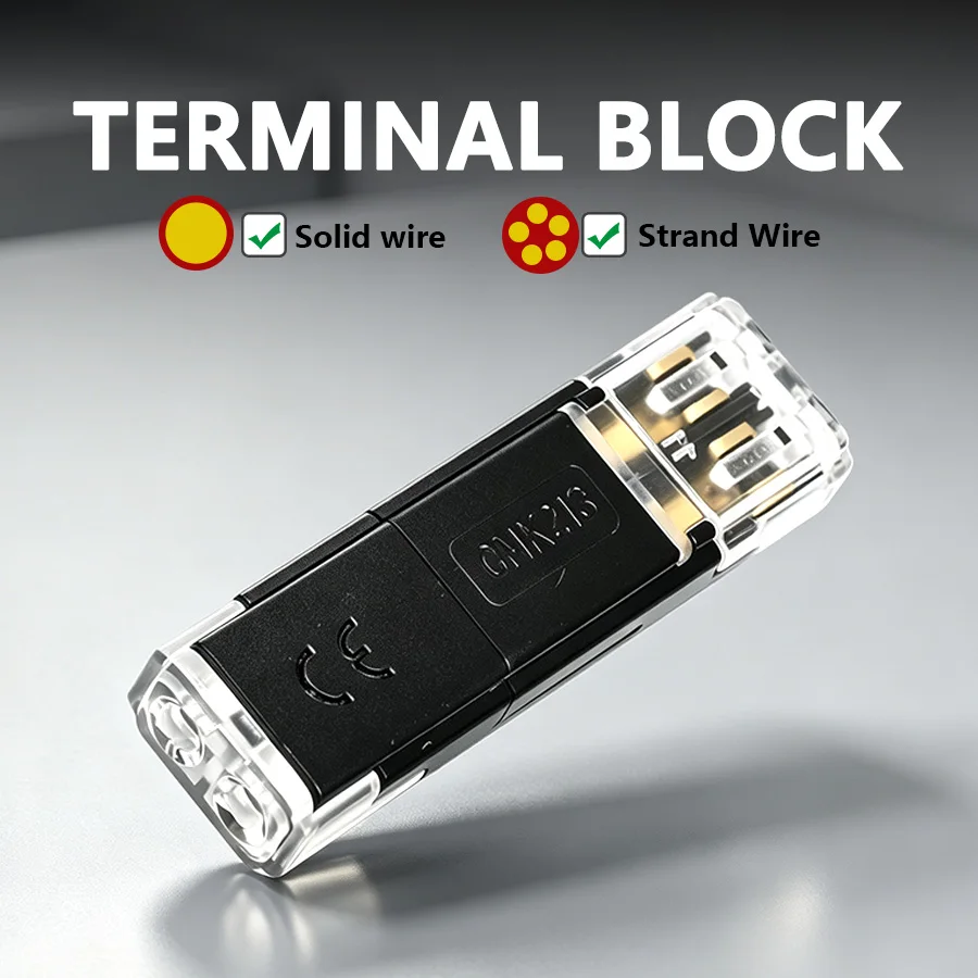 JINH Transparent Non-Stripping Wire Connector Quick Automotive Line Maintenance Insulation Terminal for Fast Connection