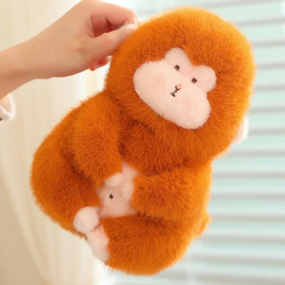 Animal Monkey Simulation Monkey Doll Golden Soft Fluffly Hair Monkey Plush Toy Cute Plush Gorilla Golden Monkeys Dolls Kid's