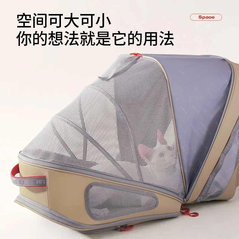 FurStarBreathable Pet Backpack Expandable Portable Cats Travel Bag Cat Carrier Backpack Mochila Gato Small Dog Bags Transportin