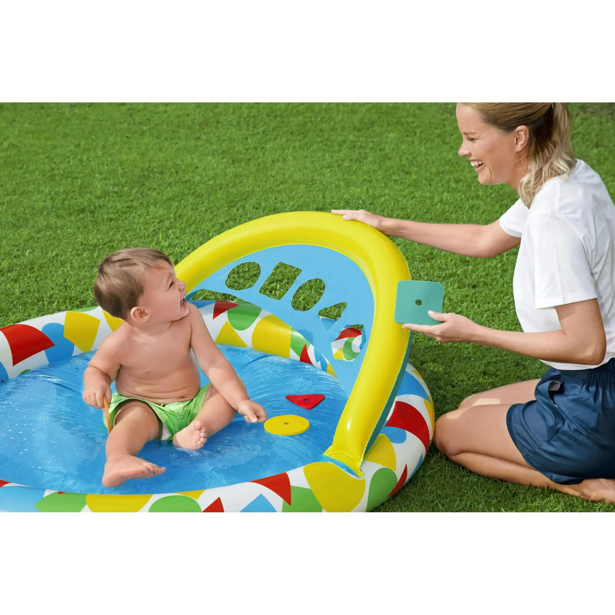 Piscina Inflable para Niños Splash & Learn de 47” x 46” x 18”