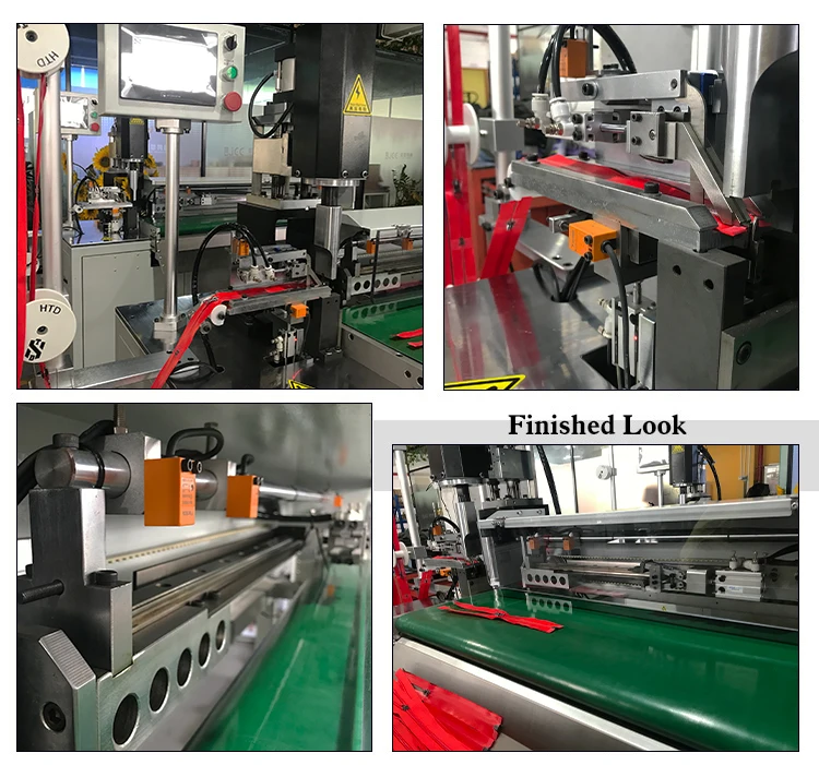 Macchina per la produzione di cerniere per macchine da taglio per cerniere in nylon open-end completamente automatica