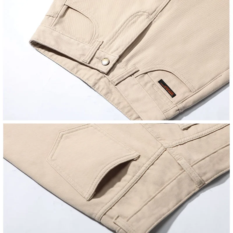 Women Plus Velvet Ankle Length Winter Jeans High Waist Thicken Warm Casual Plush Denim Pants Korean Fashion Khaki Harem Vaqueros