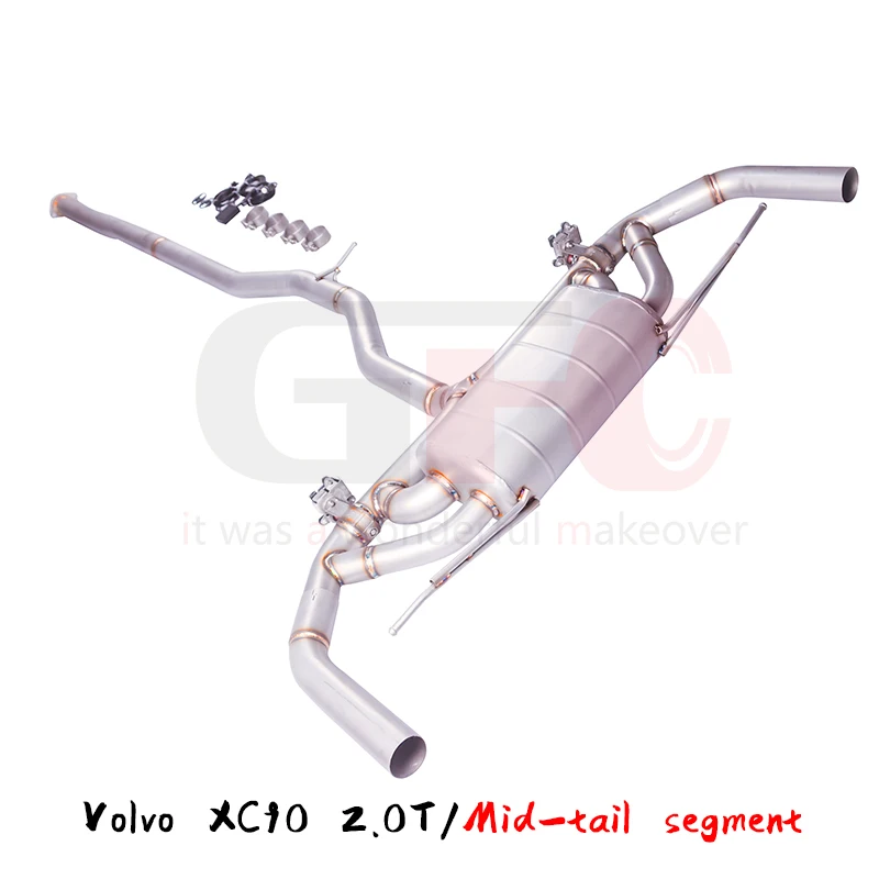 

[Custom product] For 18-22 Volvo XC60 XC90 2.0T upgraded valve exhaust muffler docking with the original car decoration cover