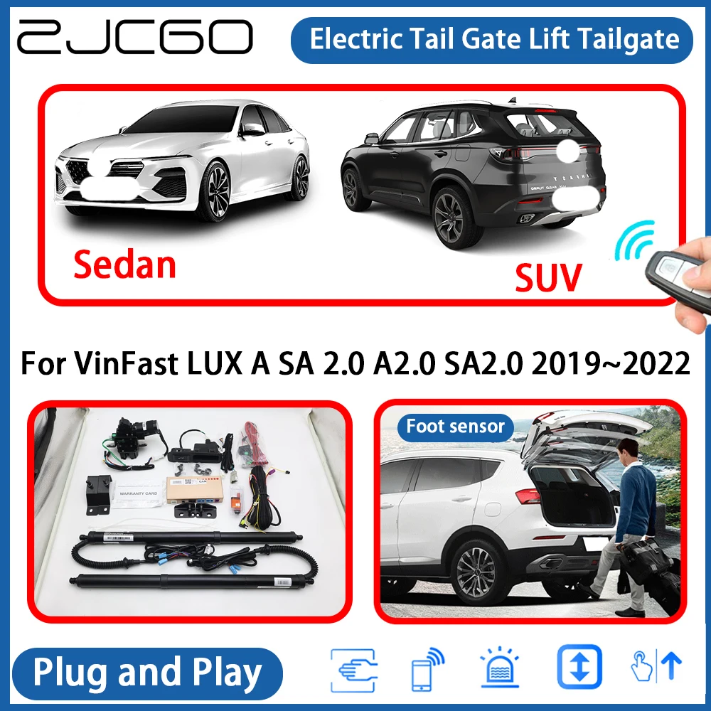 

for VinFast LUX A SA 2.0 A2.0 SA2.0 2019~2022 Powered Tailgate Power Liftgate Electric Tail Gate Lift Assisting System