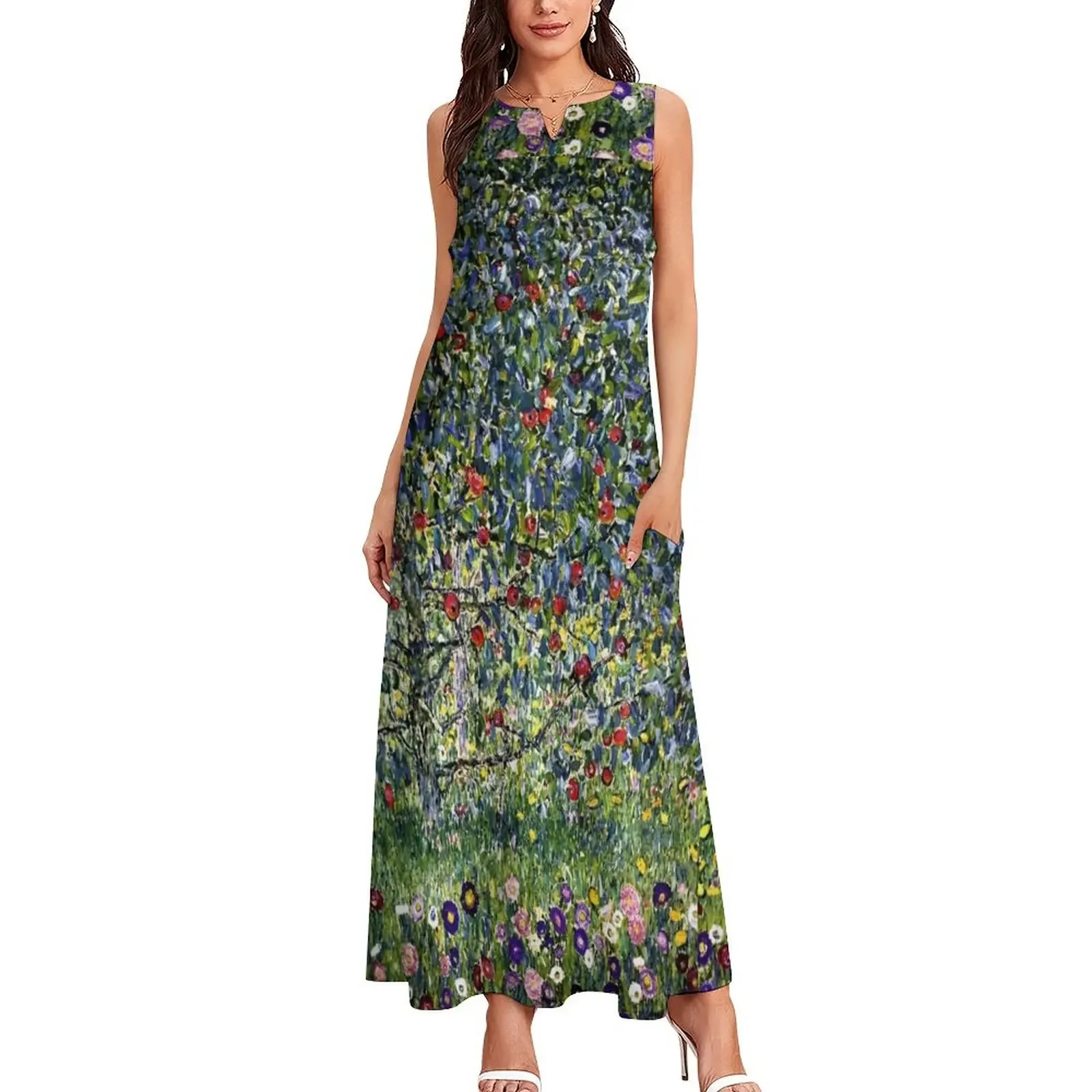 Apple tree - Gustav Klimt Long Dress dress for women summer dresses for prom summer woman dress 2025