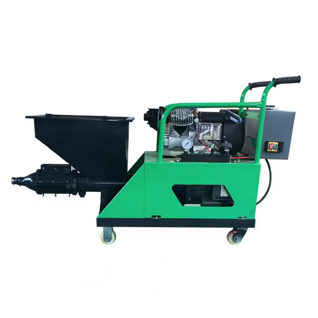 Cement Plaster Spray Machine Screw Slurry Grouting Sand Material Gypsum Mortar Wall Spraying Pump for Construction