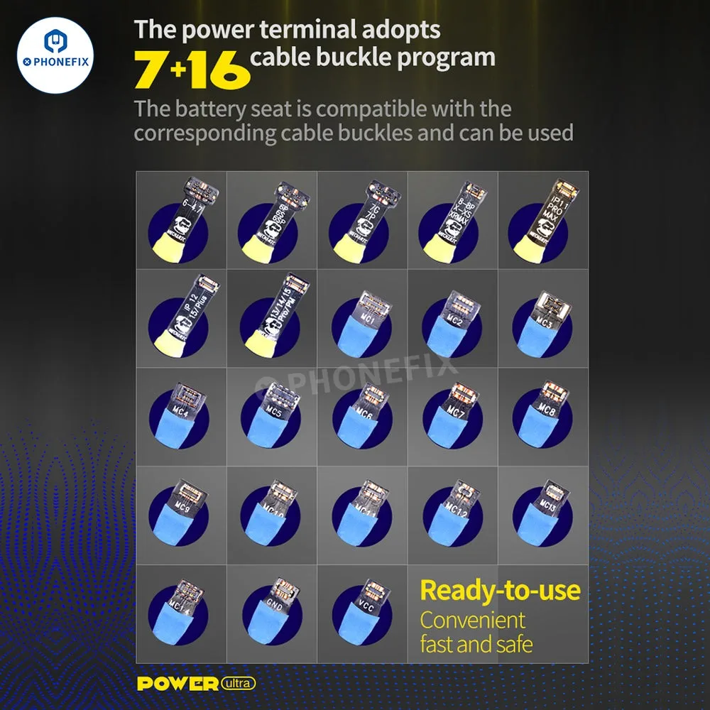 Mechanic Power Cable Power Ultra / Max For IPhone 6G-15 Po Max/Plus Android Motherboard Activation Boot Test Repair Line Tools