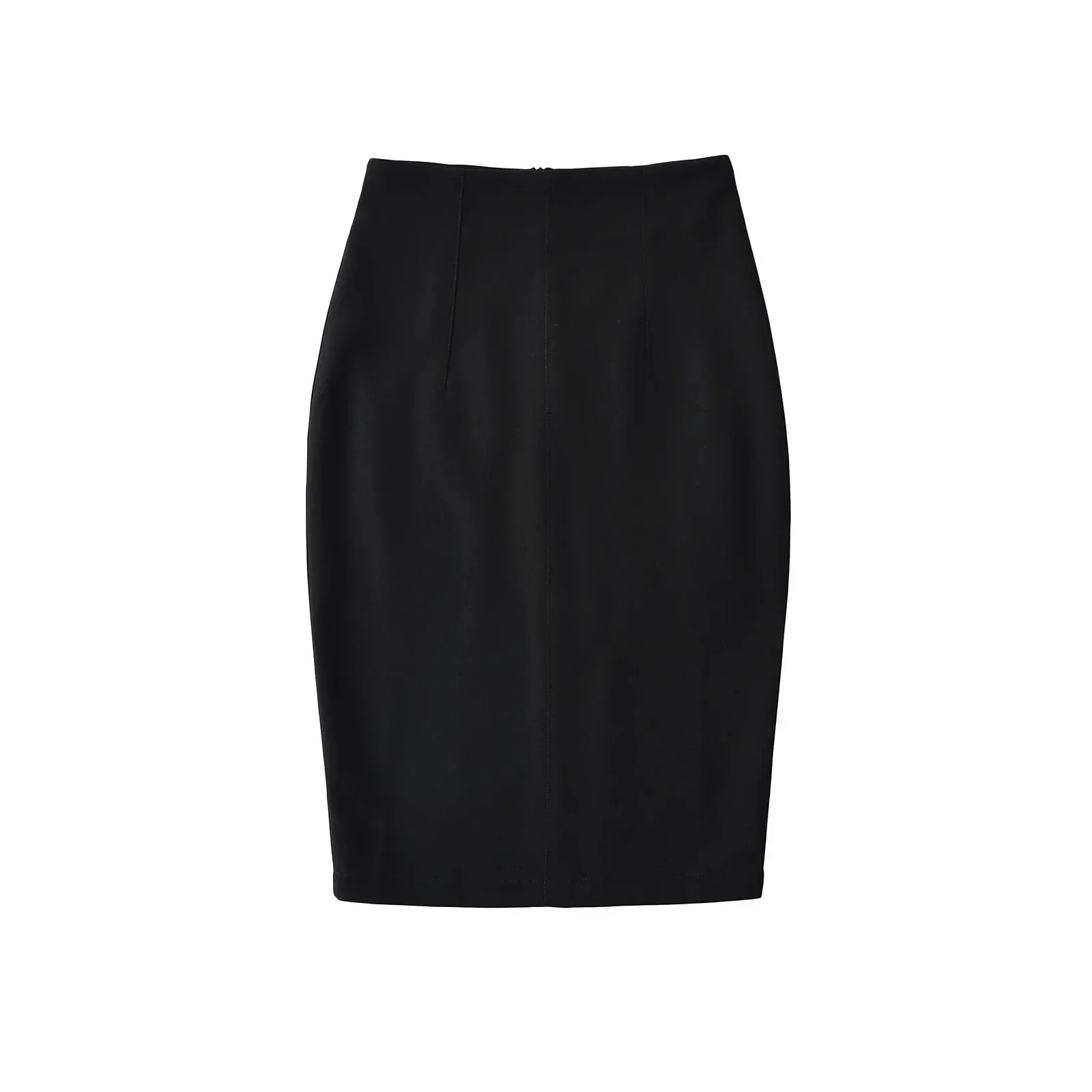 الأعمال عارضة عالية الخصر التخسيس ميدي البدلة تنورة تخفيف ودية تنوعا التفاف Bodycon أنيقة نصف طول التنانير #5