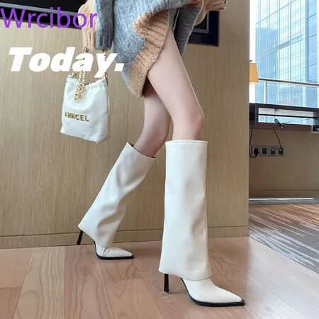 

Women's Fashion Boots Street Style Wearing It Out Will Definitely Make You Look Cool The Inner Layer Is Made of Pig Skin Comfort