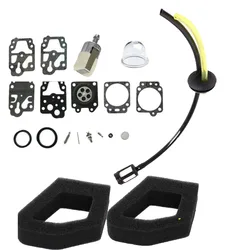 Carburetor Repair Fuel Line Kit Carburetor Repair Kit For HONDA GX35 GX25 HHB25 HHH25 K20-WY Air Filters Gaskets Fuel Line Kit