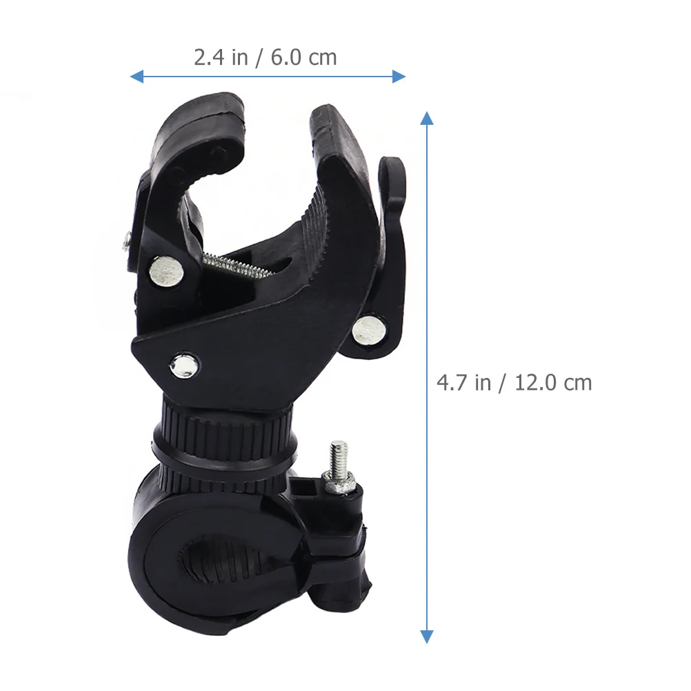 1 قطعة حامل مصباح يدوي الدراجة قسط البلاستيك للتدوير العالمي صالح لركوب الدراجات في الهواء الطلق قوي كتيفة المصباح مصباح يدوي جبل #3