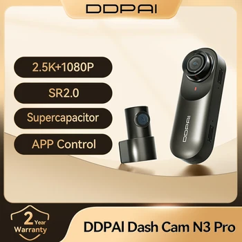 DDPAI Mola N3 Pro Dash Camera Driving Vehicle Cam Wifi Smart Connect Car Recorder 2.5K…