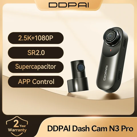 DDPAI Mola N3 Pro Dash Camera Condução Veículo Cam Wifi Smart Connect Gravador de Carro 2.5K Carro DVR Dash Camera
