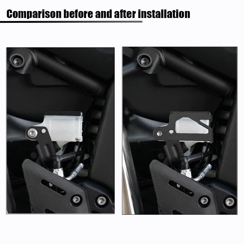 For VOGE DS800X DS800 Rally DS625X DS525X DSX 625 800DSX Accessories CNC Rear Brake Fluid Reservoir Guard Tank Cover Protector