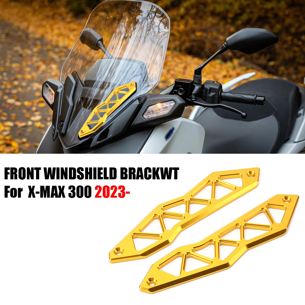 

Motorcycle New Windshield Bracket Fixed Windshield Support Decorative Strips For YAMAHA XMAX300 XMAX 300 X-MAX 300 2023-