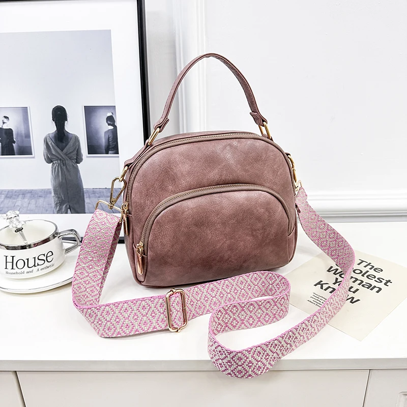 

Versatile Solid Small Square Bags Zipper Fashion Popularity Shoulder Bags for Women 2024 High Quality Hot Sale Bolsos Mujer