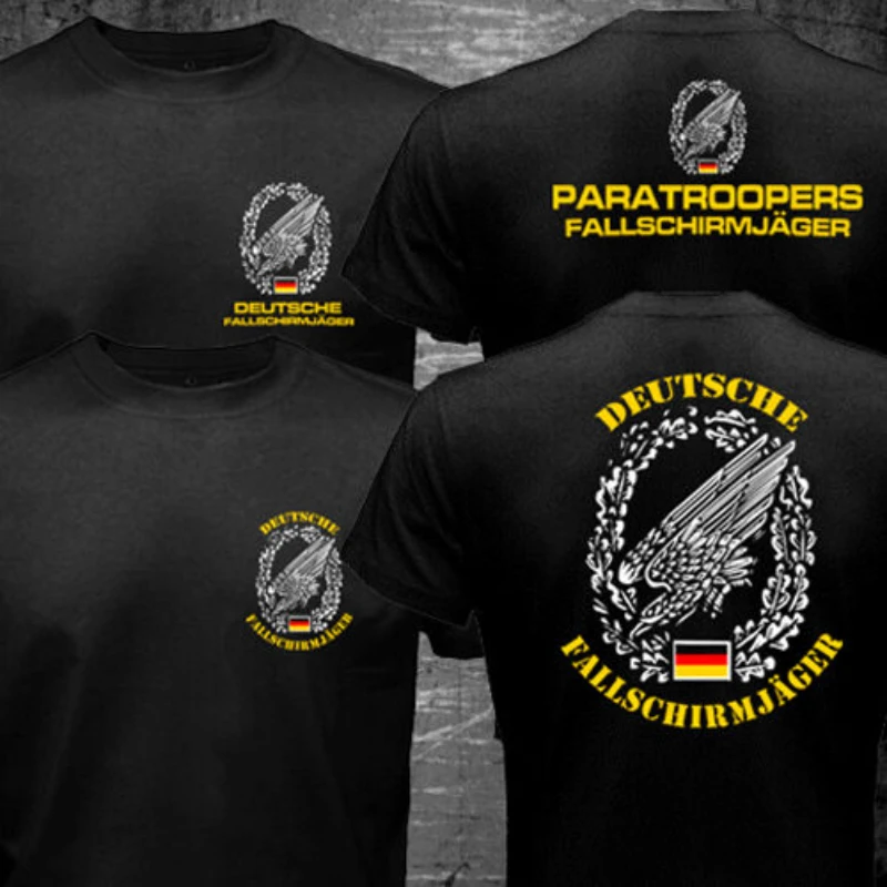 Germany Special Forces Bundeswehr Airborne Paratroopers T Shirt. Short Sleeve 100% Cotton Casual T-shirts Loose Top Size S-3XL