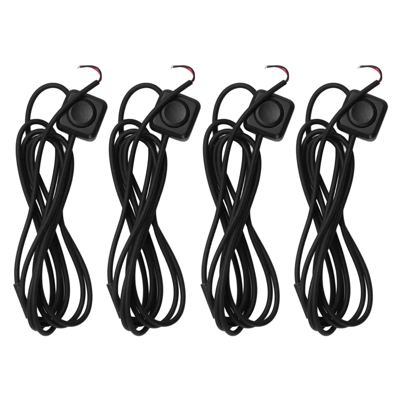 

SOFT-4Pcs Momentary Switch 12V 24V Mini Button Switch For Car Horn, Industrial Control, Electronics Experiments