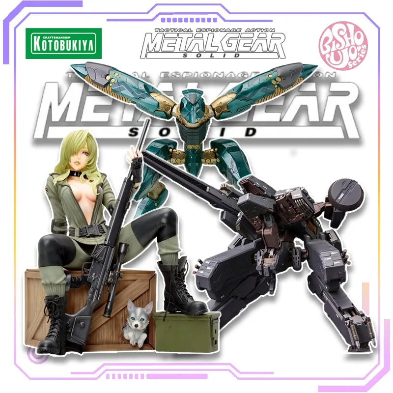 Figura Original de KOTOBUKIYA de la Serie de Chicas Guapas, Metal Gear Solid, Sniper Snow Wolf/Patriot's Gun, Modelo de Juguete Mecánico